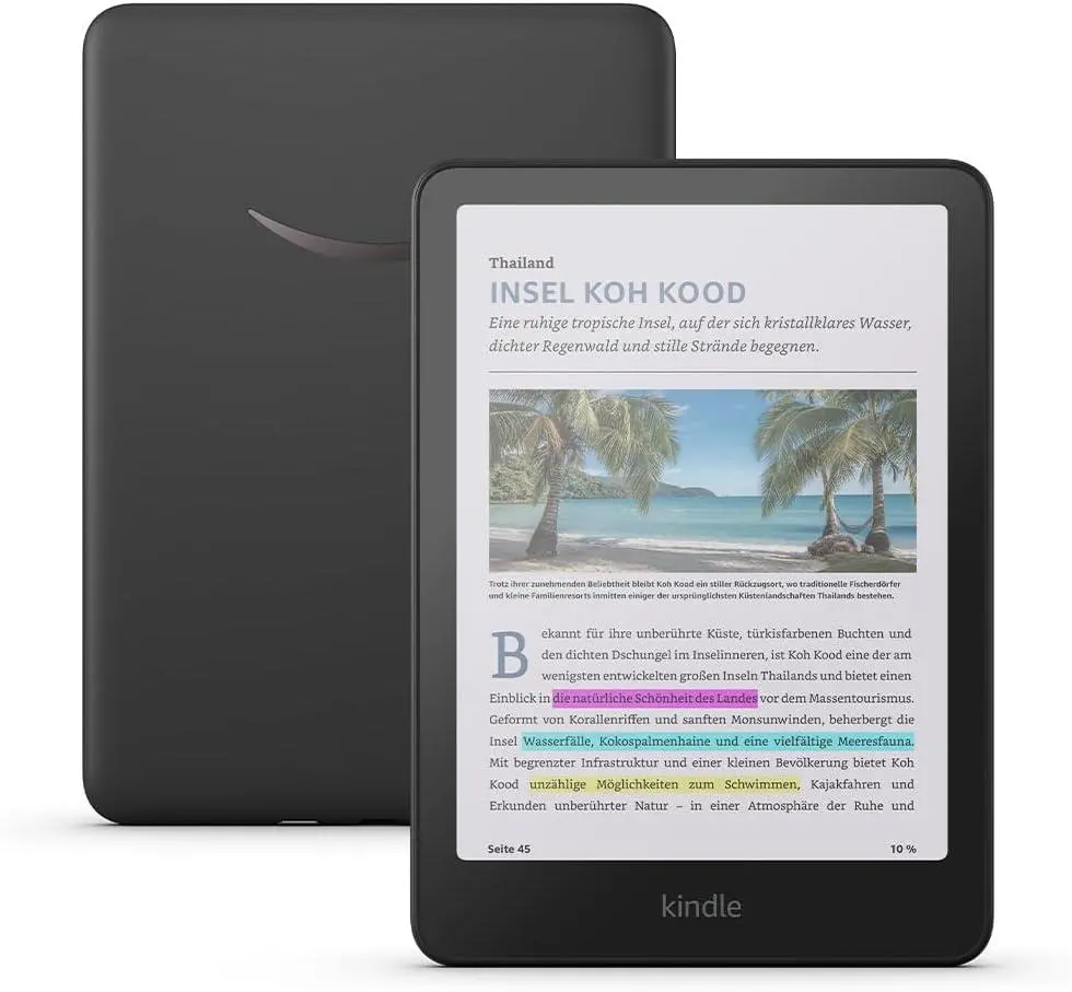 Cititor eBook Kindle Colorsoft Signature Edition 16GB 2024, Negru metalizat