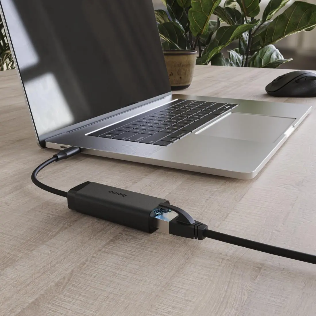 HAMA Προσαρμογέας δικτύου, USB-C, 2.5 Gigabit Ethernet, Μαύρο - image 3