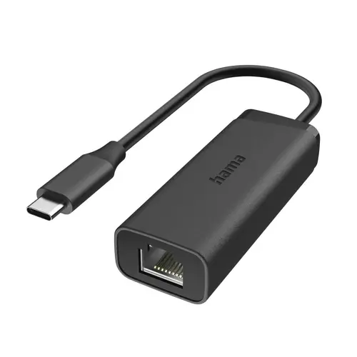 HAMA Προσαρμογέας δικτύου, USB-C, 2.5 Gigabit Ethernet, Μαύρο - 6
