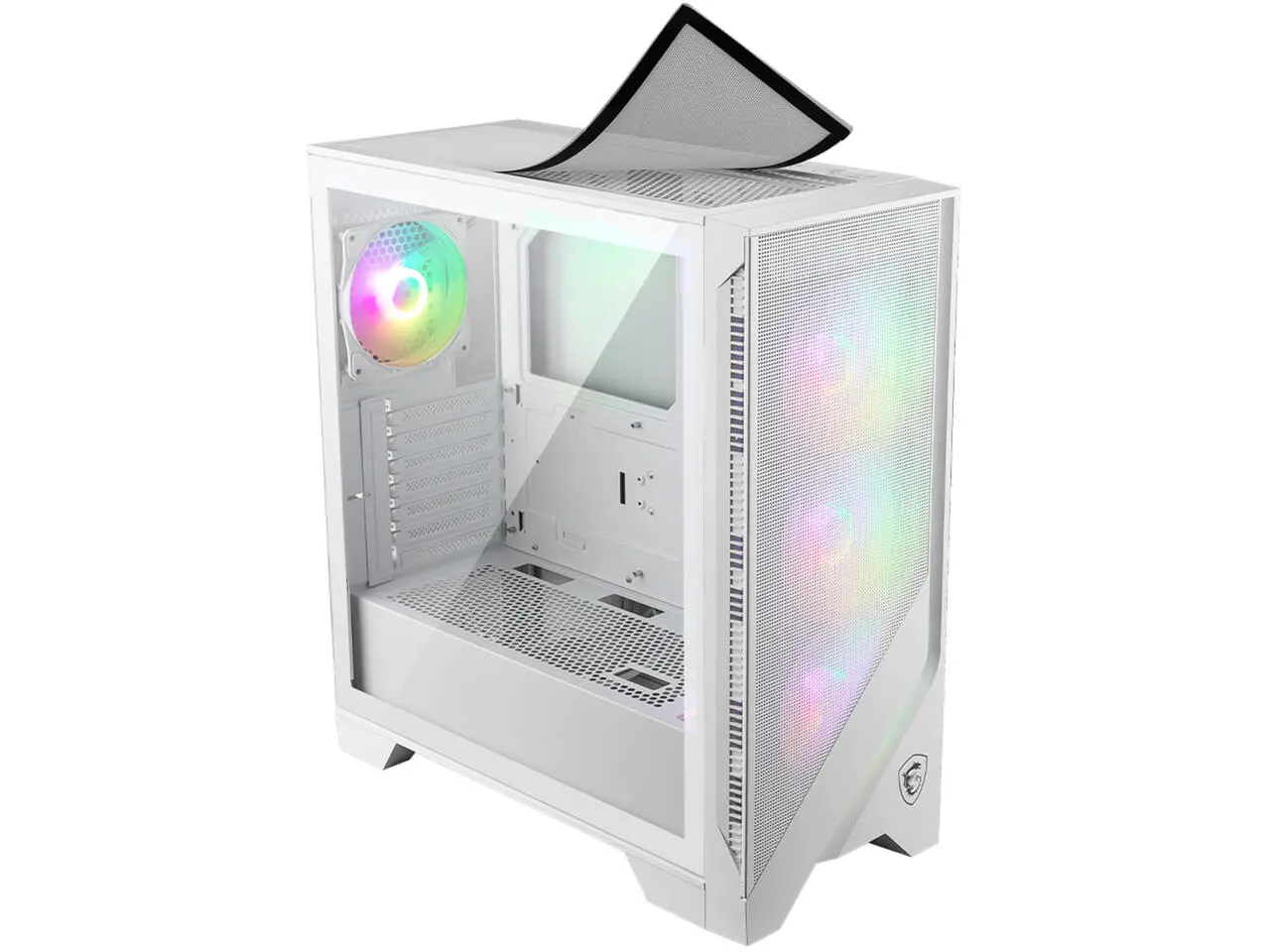 Кутия за компютър, MSI MAG FORGE 320R AIRFLOW WHI - image 3