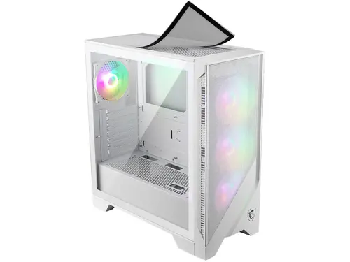 Кутия за компютър, MSI MAG FORGE 320R AIRFLOW WHI - image 3