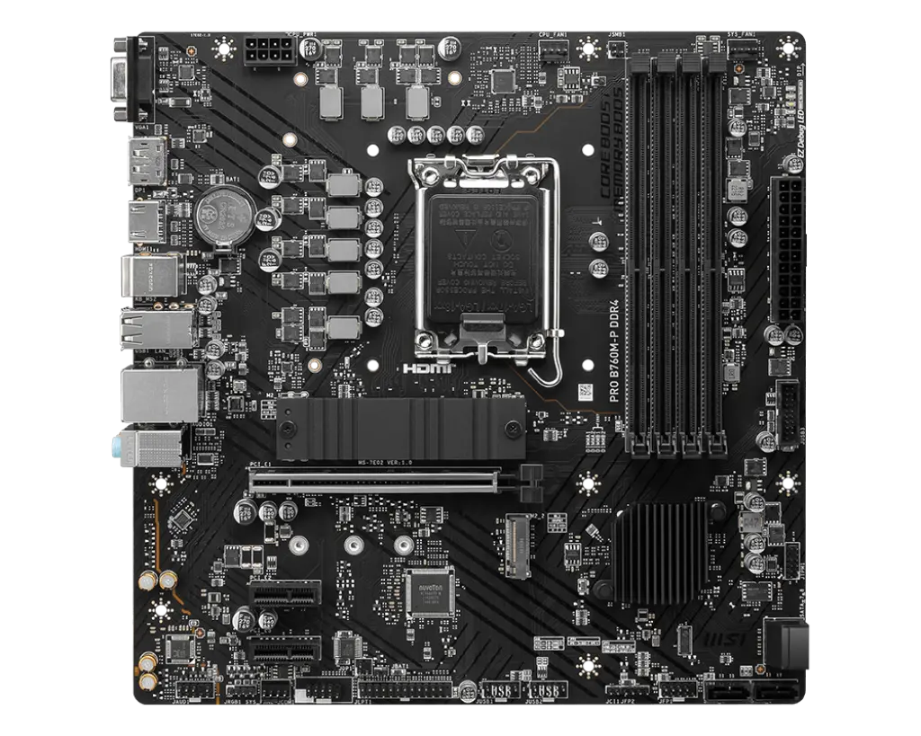 Дънна платка, MSI PRO B760M-P DDR4 /LGA1700 - image 1