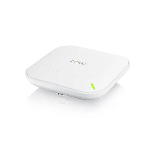 Аксес-пойнт, ZyXEL NWA50AX, Standalone / NebulaFlex Wireless Access Point, Single Pack include Power Adaptor, EU and UK, ROHS + Lanberg patch cord CAT.6 FTP 3m, red - image 1