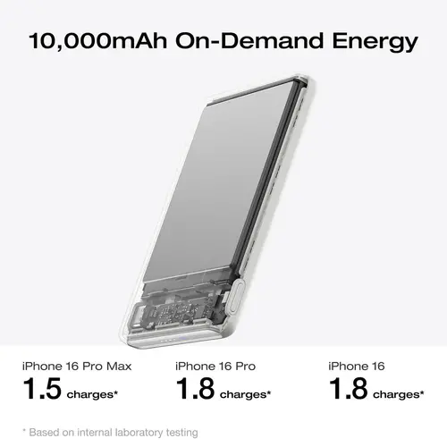 Ecoflow преносима батерия Power Bank - Rapid Mag 10K Qi1 Black - 10000mAh - EF-RAPIDQI1-10K-B-EU - image 5