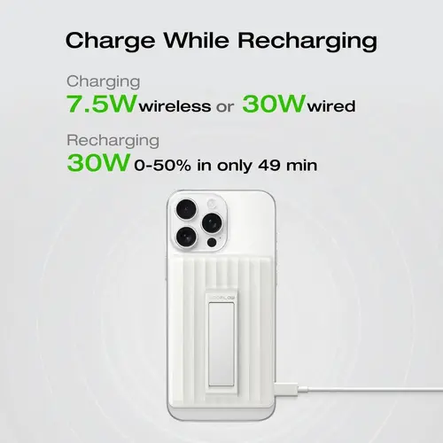Ecoflow φορητή μπαταρία Power Bank - Rapid Mag 10K Qi1 μαύρο - 10000mAh - EF-RAPIDQI1-10K-B-EU - 7