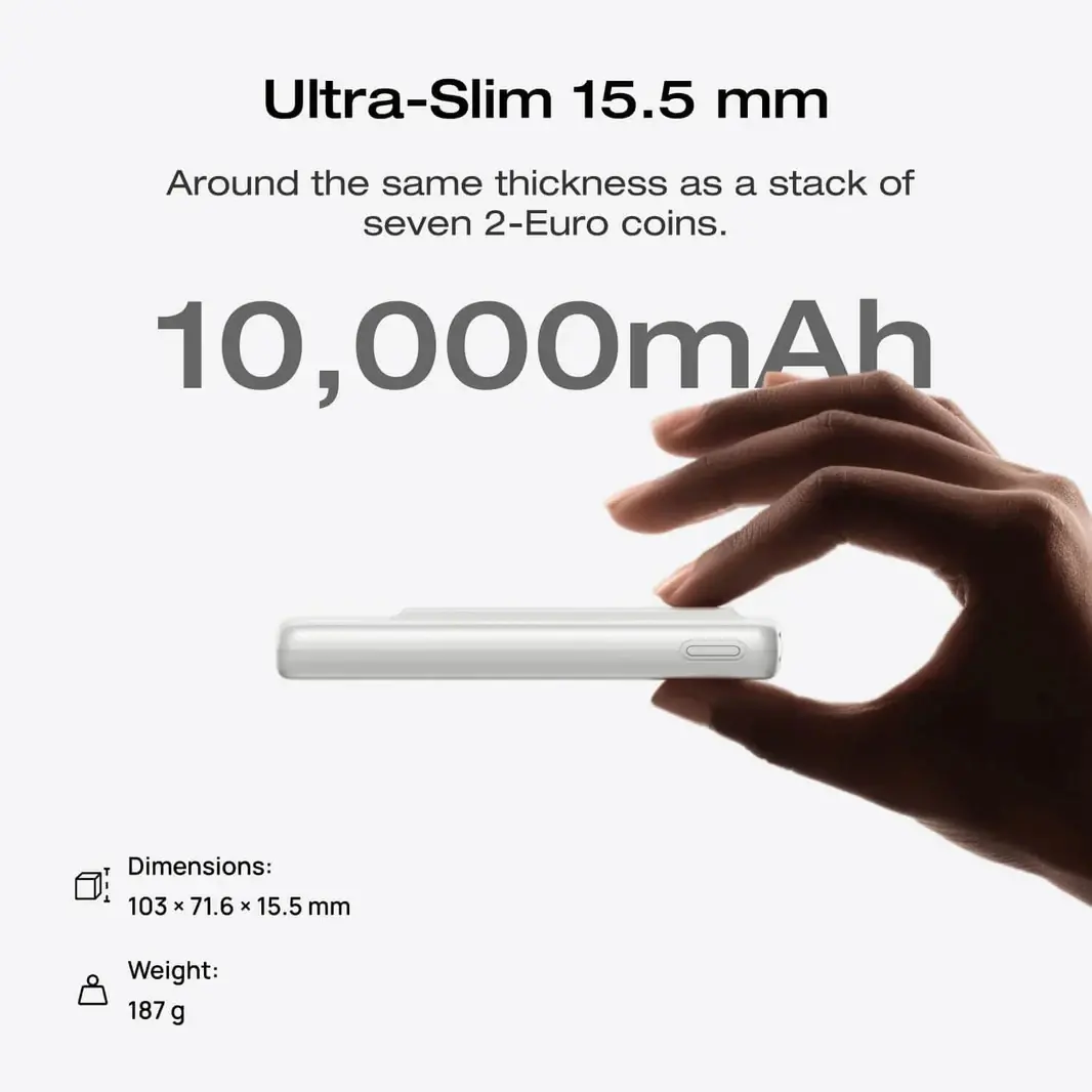 Ecoflow преносима батерия Power Bank - Rapid Mag 10K Qi1 Black - 10000mAh - EF-RAPIDQI1-10K-B-EU - image 7