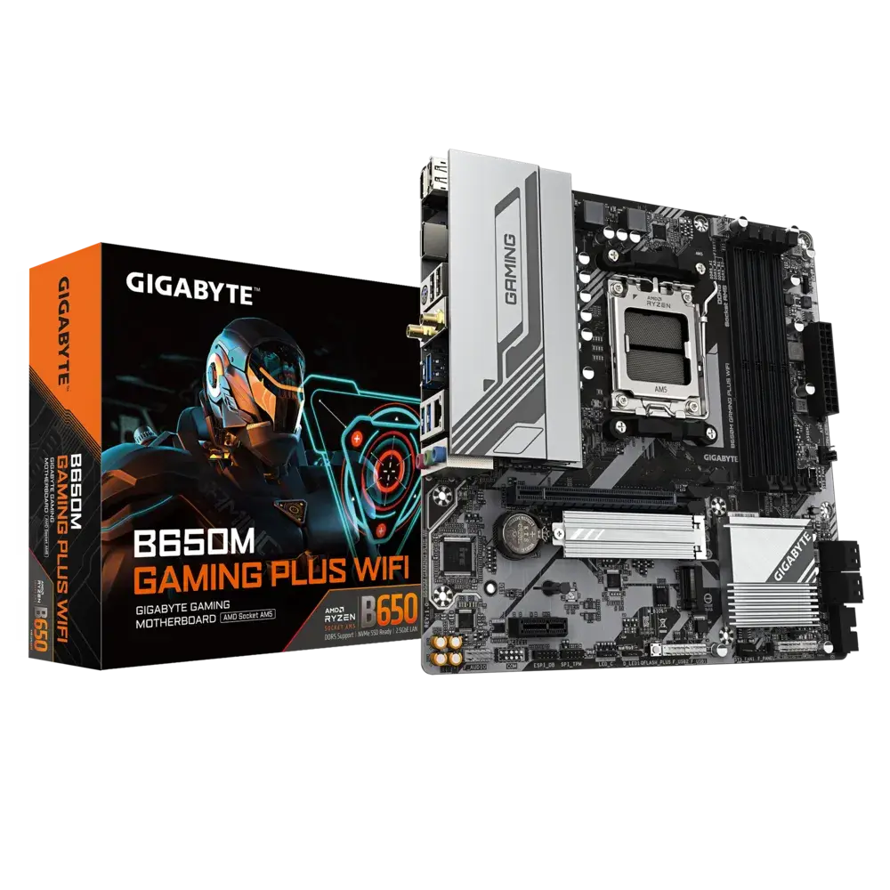Дънна платка, GIGABYTE GB B650M GAMING PLUS WF /AM5 - image 1