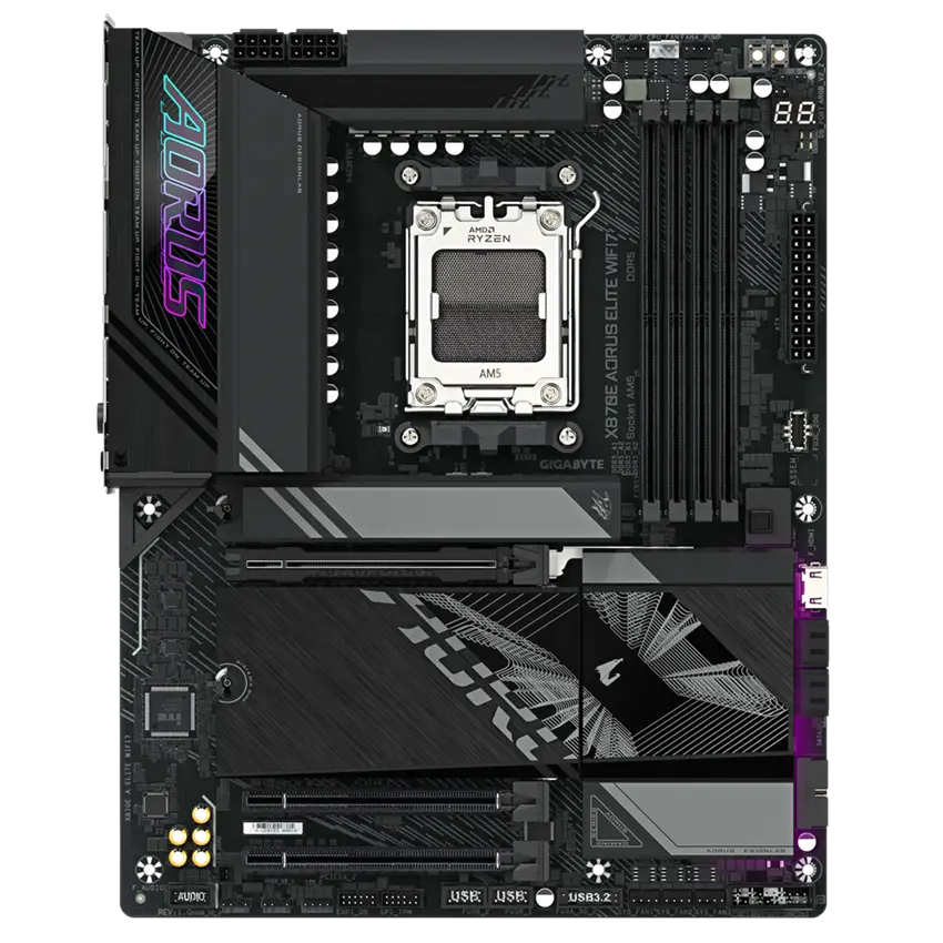 Дънна платка, GIGABYTE GB X870E AORU ELITE WIFI7 /AM5 - image 1
