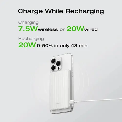 Ecoflow baterie portabilă Power Bank - Rapid Mag 5K Qi1 Black - 5000mAh - EF-RAPIDQI1-5K-B-EU - 5