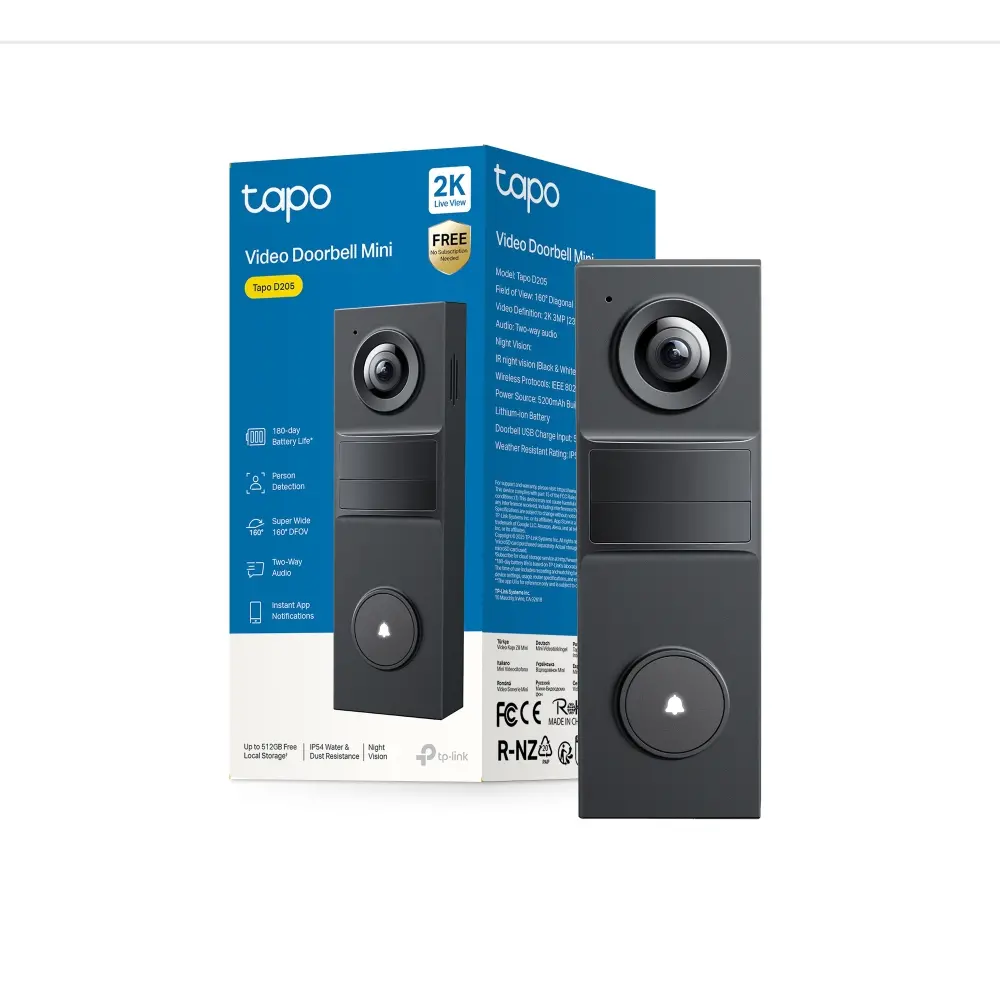 Интелигентен видео-звънец TP-Link Tapo D205, mini - image 9