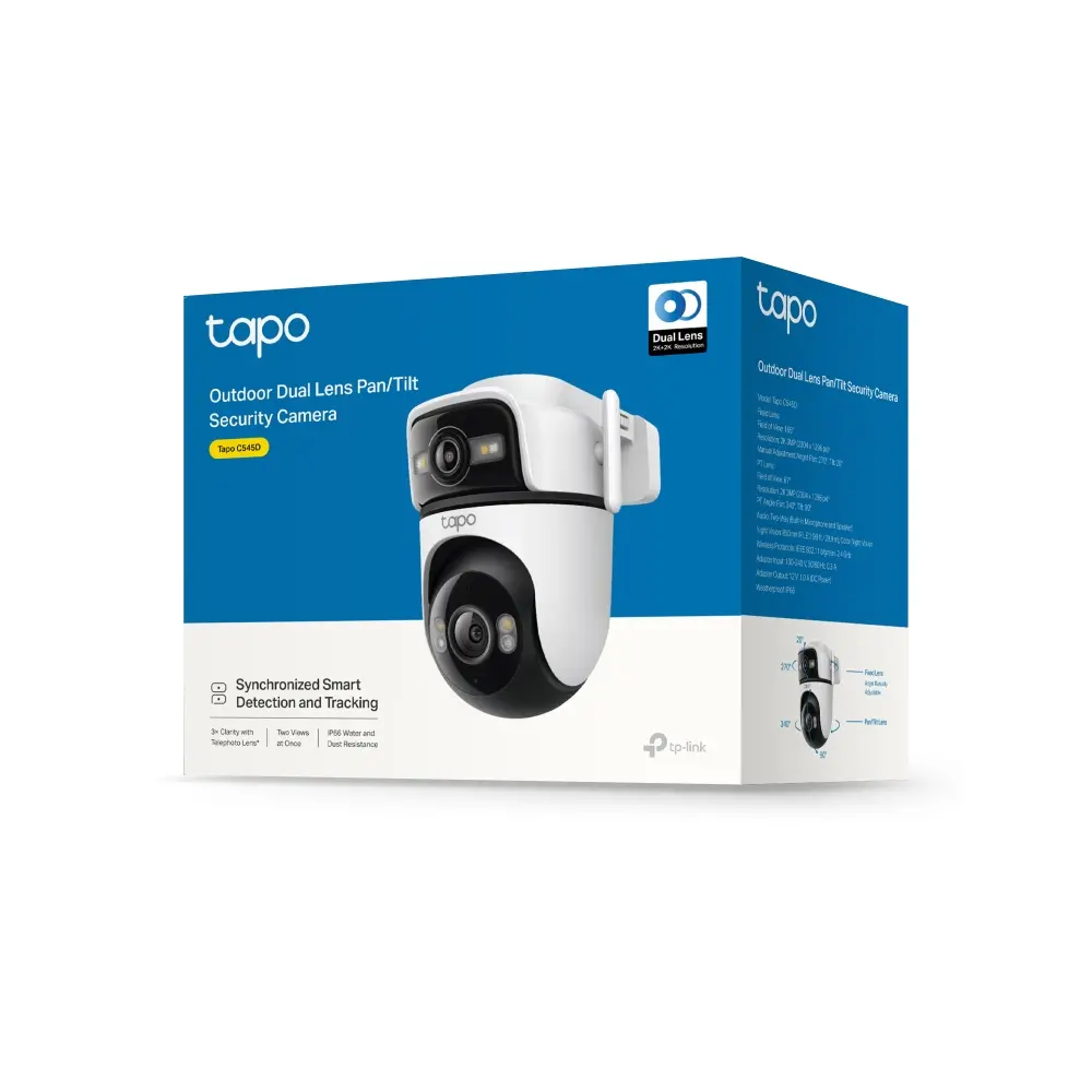 Камера TP-Link Tapo C545D, WI-FI охранителна камера с двоен обектив - image 10