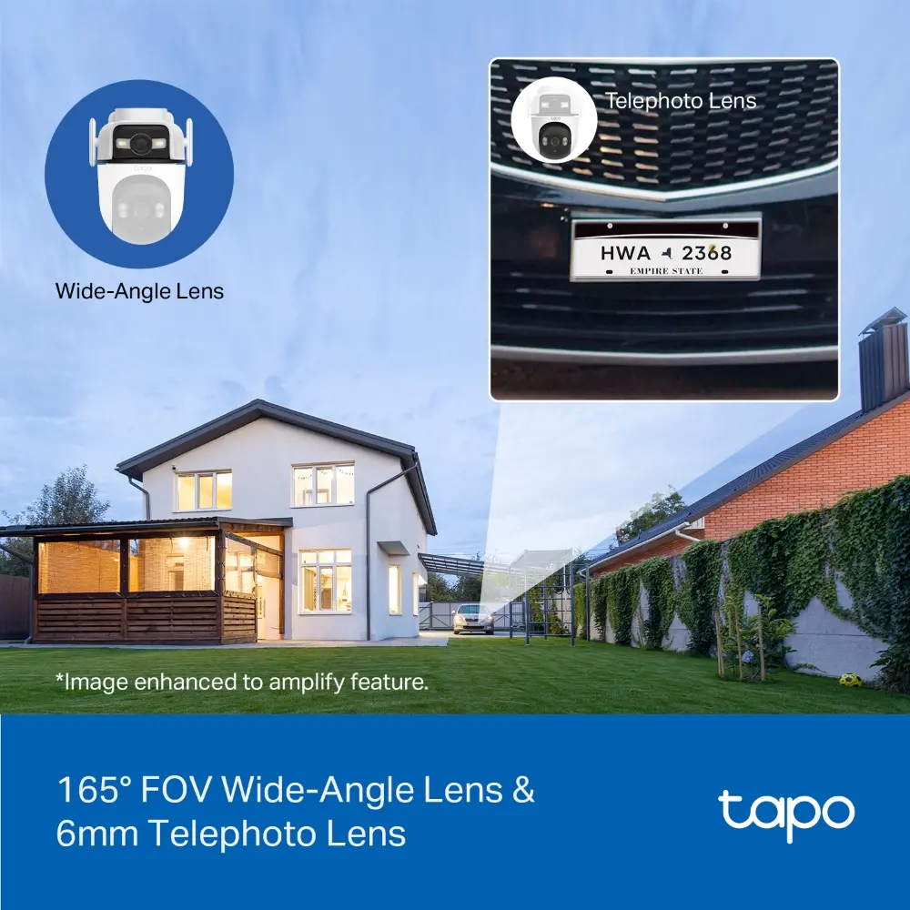 Камера TP-Link Tapo C545D, WI-FI охранителна камера с двоен обектив - image 4