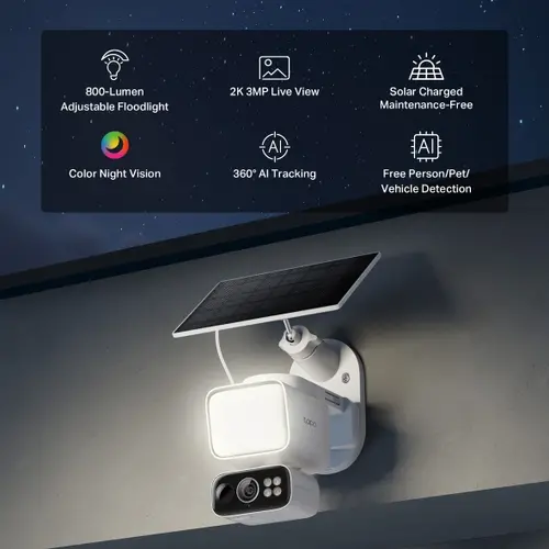 Камера TP-Link Tapo C615F KIT,охранителна камера със соларно захранване - image 3