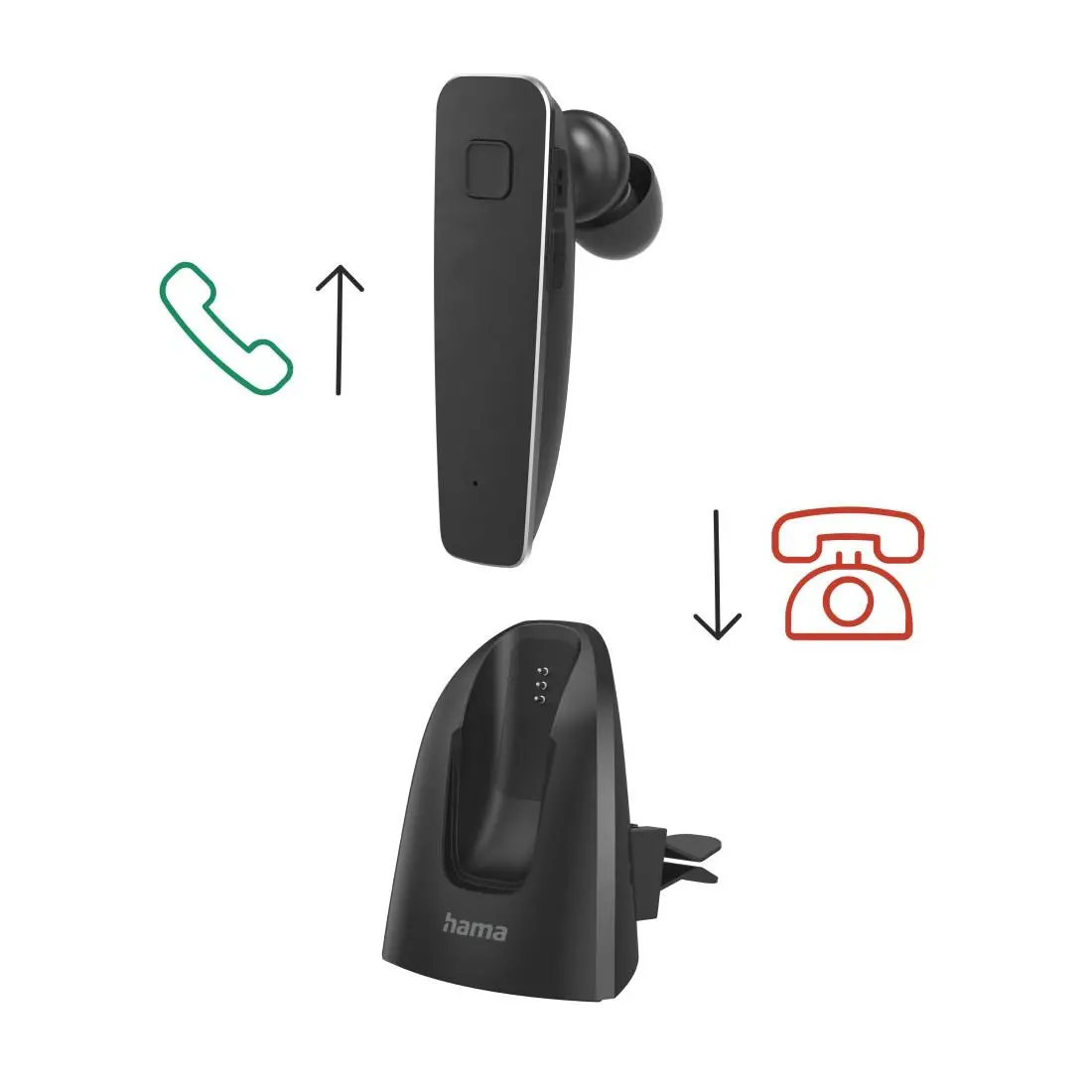 HAMA Cască Bluetooth „MyVoice2100", Multipoint, negru - image 12