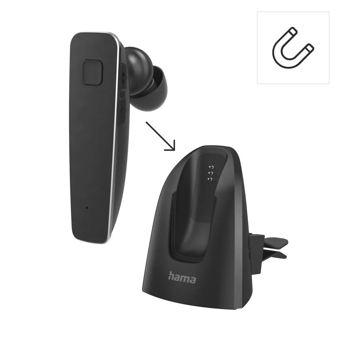 HAMA Блутут слушалка “MyVoice2100”, Multipoint, черен - image 13