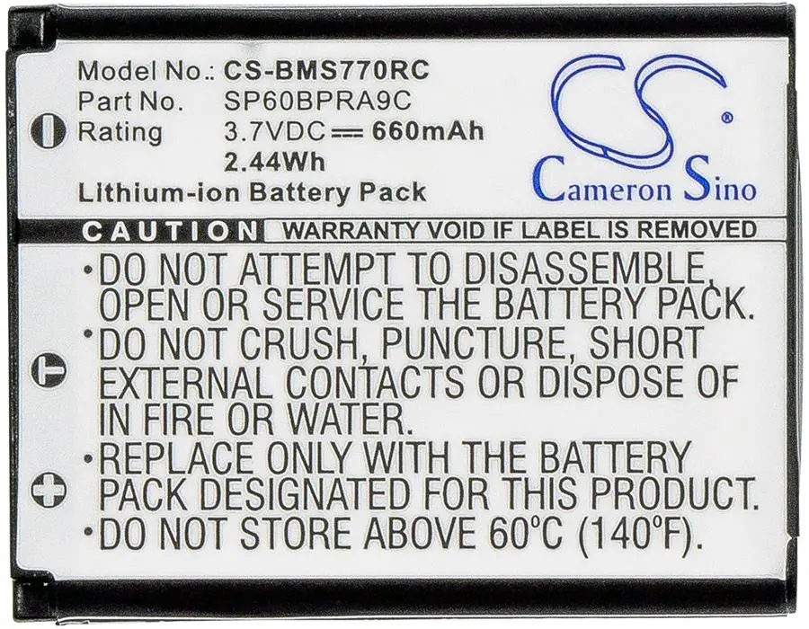 Батерия за телефон Panasonic KX-TCA285, KX-TCA385, KX-UDT121 LiIon 3,7V 660 mAh Cameron Sino