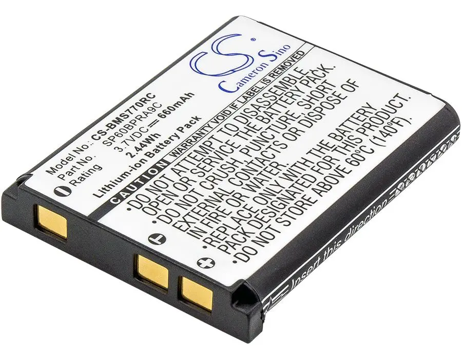Батерия за телефон Panasonic KX-TCA285, KX-TCA385, KX-UDT121 LiIon 3,7V 660 mAh Cameron Sino - image 2