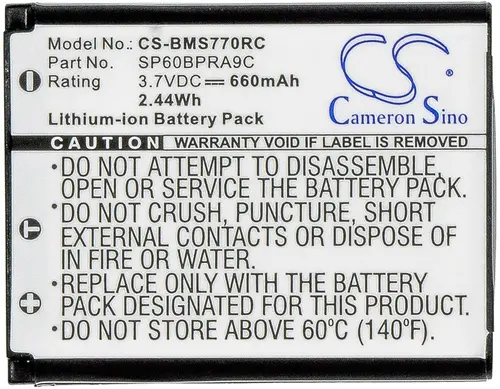 Baterie pentru telefon Panasonic KX-TCA285, KX-TCA385, KX-UDT121 LiIon 3,7V 660 mAh Cameron Sino - 1