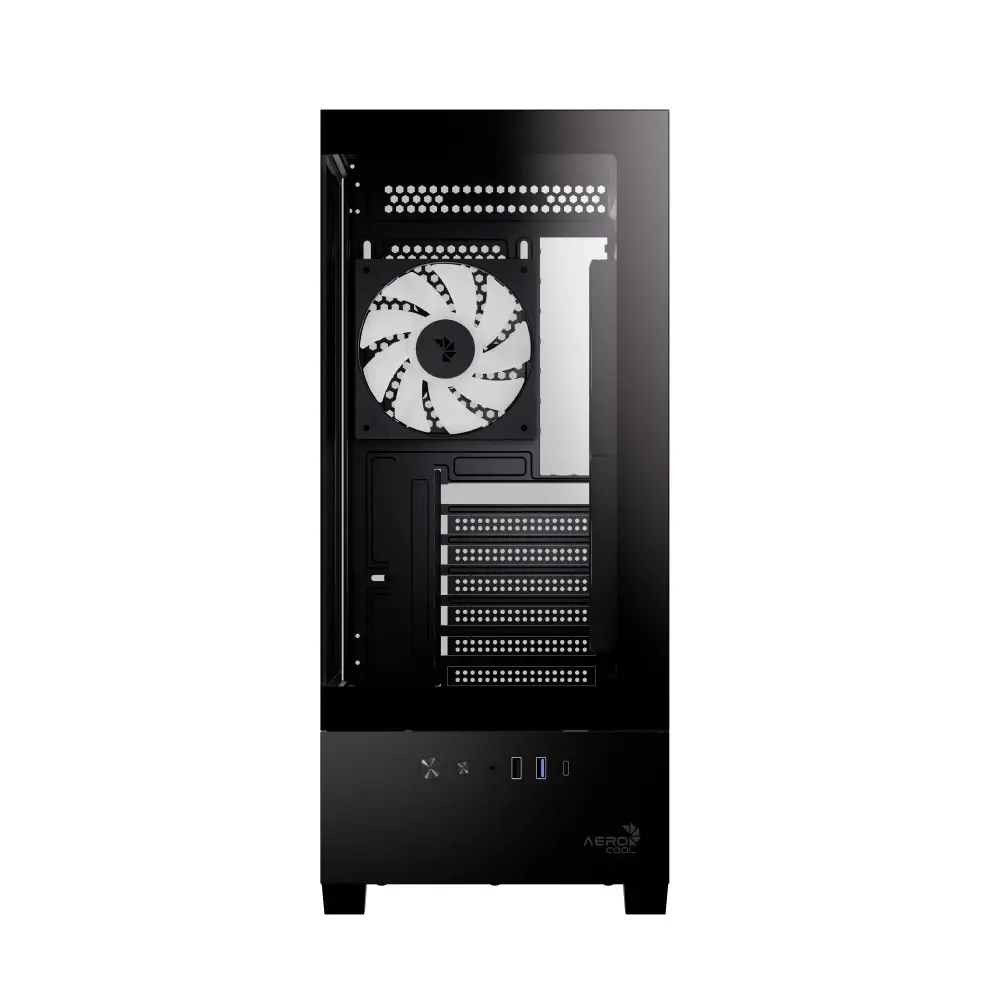 AeroCool кутия Case ATX - P500D Digi-G-BK-v1 - Digital Display, USB-C, 3 x 120 mm A-RGB - image 1