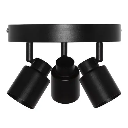 LED ОСВЕТИТЕЛНО ТЯЛО SPOT PRIMAL BLACK 3XGU10 PLATE BLACK LEDVANCE - image 2