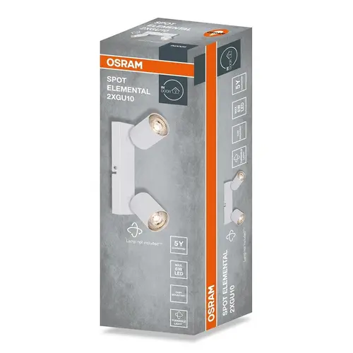 LED ОСВЕТИТЕЛНО ТЯЛО SPOT ELEMENTAL WHITE LEDVANCE - image 1