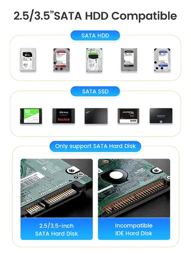 Orico докинг станция Storage - HDD/SSD Dock - 2 BAY Offline Clone 2.5/3.5 USB-C/USB-A - DD28C3-C - image 3