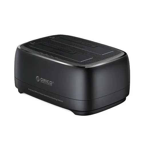 Orico docking station pentru stocare - HDD/SSD Dock - 2 BAY Offline Clone 2.5/3.5 USB-C/USB-A - DD28C3-C - 1