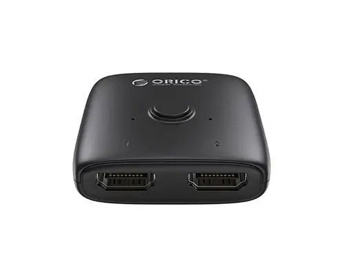 Orico Разклонител превключвател HDMI 2.0 Switcher/Splitter 2-Port Bi-Direction 4K Black - HS2-A1-BK-EP - image 2