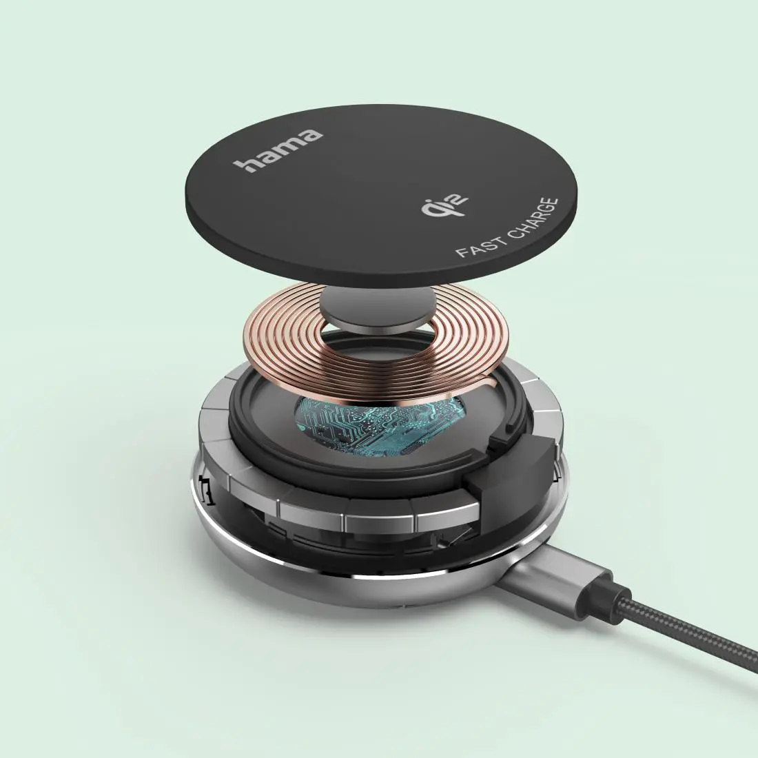 Hama Безжично Qi2 зарядно устройство, 15 W - image 10