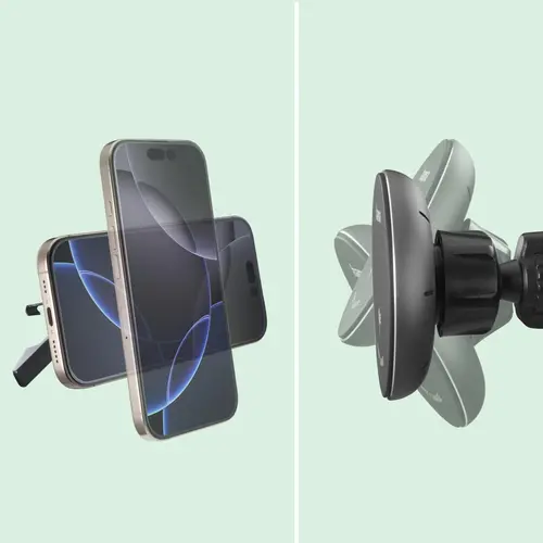 HAMA Безжично зарядно устройство Qi2, 15W, за кола, черно - image 25