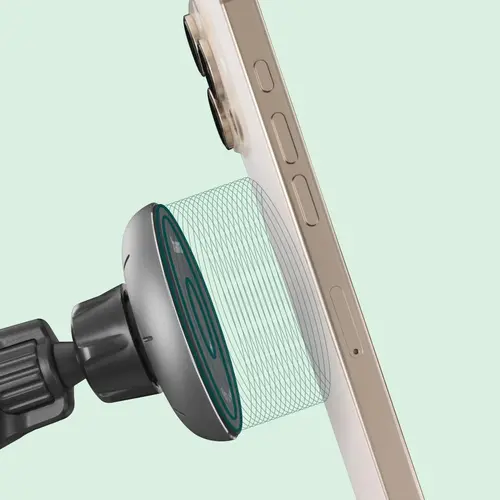 HAMA Безжично зарядно устройство Qi2, 15W, за кола, черно - image 4