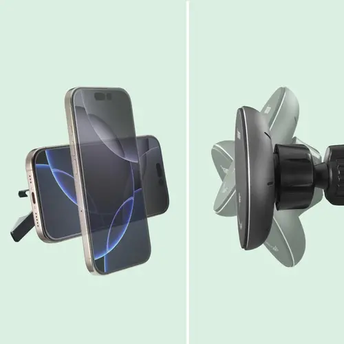 HAMA Ασύρματος φορτιστής Qi2, 15W, για αυτοκίνητο, μαύρο - 9