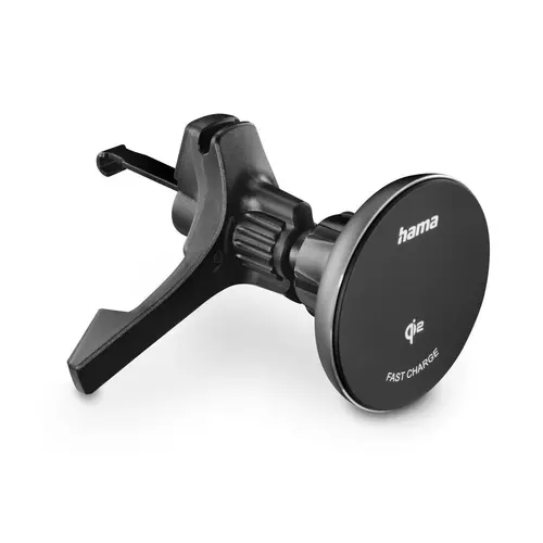 HAMA Ασύρματος φορτιστής Qi2, 15W, για αυτοκίνητο, μαύρο - 1