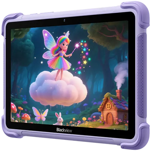 Blackview LINK 1 Kids WiFi 4/64GB 8.68-inch HD IPS 1340x800 60Hz 360nits RK3562 Quad-core 2.0GHz 5+8MP Cam 5000mAh WiFi 6 BT 5.0 Dual Speakers with Smart-K Support Tempered Film Stylus Pen Android 16 Dreamy Purple - image 1