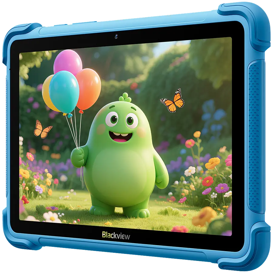 Blackview LINK 1 Kids WiFi 4/64GB 8.68-inch HD IPS 1340x800 60Hz 360nits RK3562 Quad-core 2.0GHz 5+8MP Cam 5000mAh WiFi 6 BT 5.0 Dual Speakers with Smart-K Support Tempered Film Stylus Pen Android 16 Ocean Blue - image 1