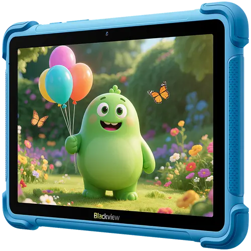 Blackview LINK 1 Kids WiFi 4/64GB 8.68-inch HD IPS 1340x800 60Hz 360nits RK3562 Quad-core 2.0GHz 5+8MP Cam 5000mAh WiFi 6 BT 5.0 Dual Speakers with Smart-K Support Tempered Film Stylus Pen Android 16 Ocean Blue - image 1