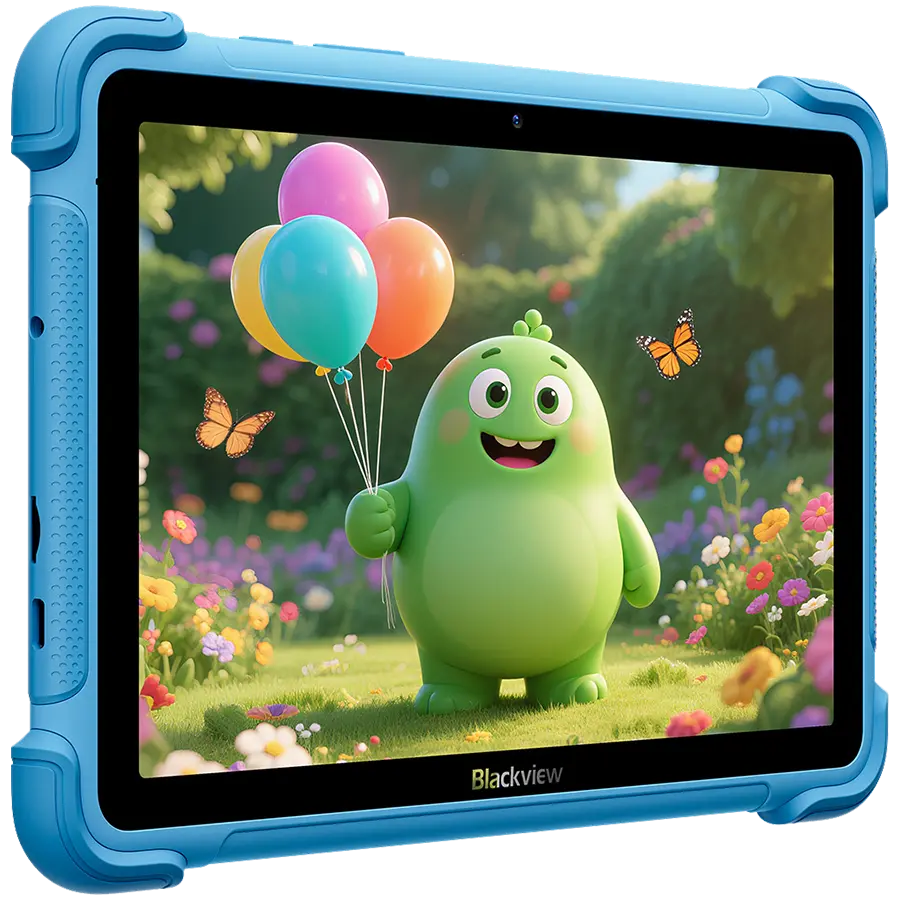 Blackview LINK 1 Kids WiFi 4/64GB 8.68-inch HD IPS 1340x800 60Hz 360nits RK3562 Quad-core 2.0GHz 5+8MP Cam 5000mAh WiFi 6 BT 5.0 Dual Speakers with Smart-K Support Tempered Film Stylus Pen Android 16 Ocean Blue - image 2