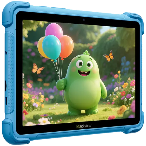 Blackview LINK 1 Kids WiFi 4/64GB 8.68-inch HD IPS 1340x800 60Hz 360nits RK3562 Quad-core 2.0GHz 5+8MP Cam 5000mAh WiFi 6 BT 5.0 Dual Speakers with Smart-K Support Tempered Film Stylus Pen Android 16 Ocean Blue - image 2