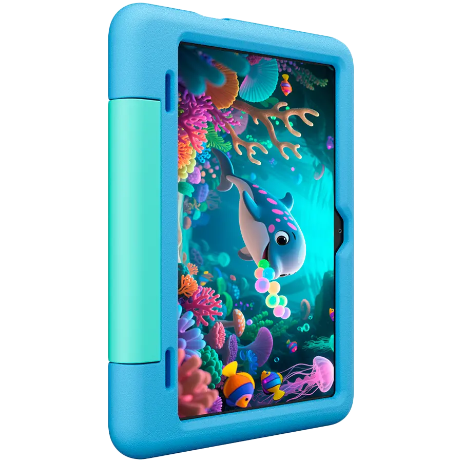 Blackview Tab 20 Kids WiFi 10.1-inch 800x1280 HD 60Hz Unisoc Tiger T310 2Hz 4GB + 64GB 6600mAh Cam 5MP/8MP WiFi5 Android 15 Bubble Blue - image 1
