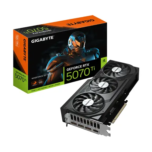 Видео карта GIGABYTE RTX 5070 TI WINDFORCE OC V2 16GB GDDR7 - image 8