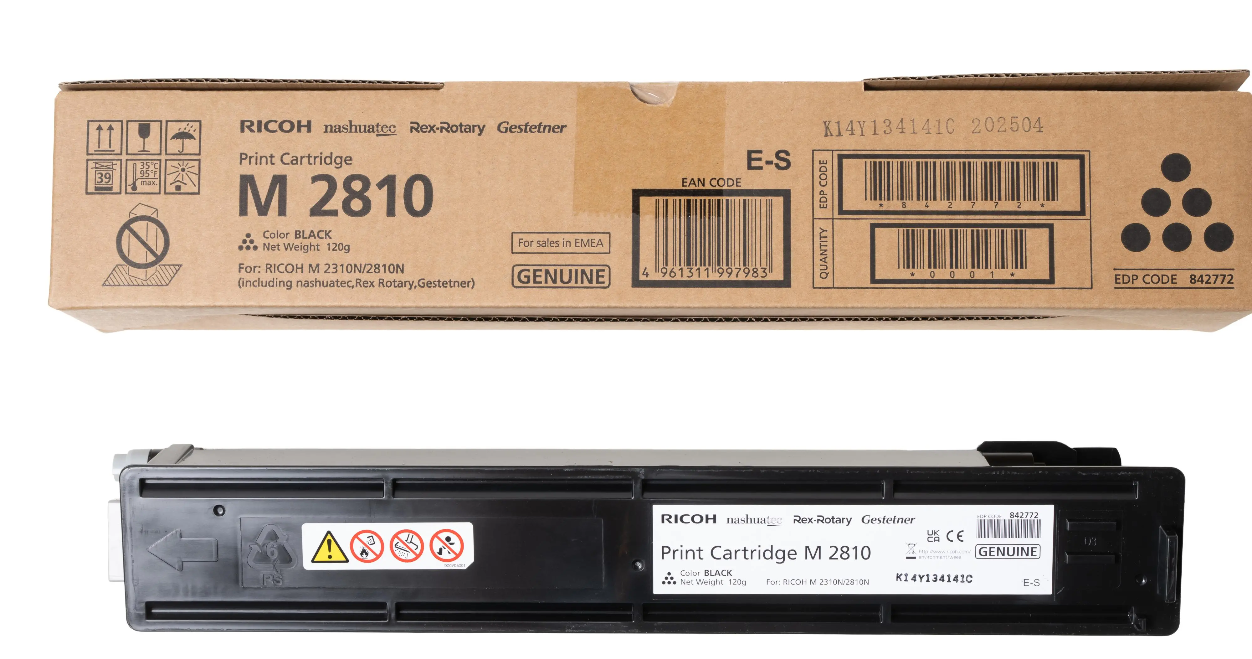 Φιάλη γραφίτη M2810 για RICOH M2310N, M2810N για 6000 σελίδες
