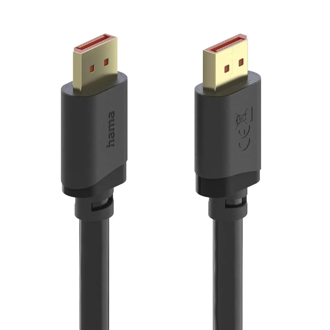 HAMA Кабел DisplayPort, DP 2.1, Ultra-HD 16K, 80 Gbit/s, 2 m - image 2