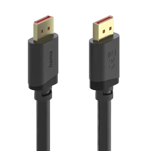 HAMA Кабел DisplayPort, DP 2.1, Ultra-HD 16K, 80 Gbit/s, 2 m - image 2
