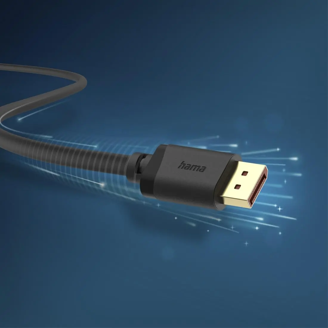 HAMA Кабел DisplayPort, DP 2.1, Ultra-HD 16K, 80 Gbit/s, 2 m - image 5