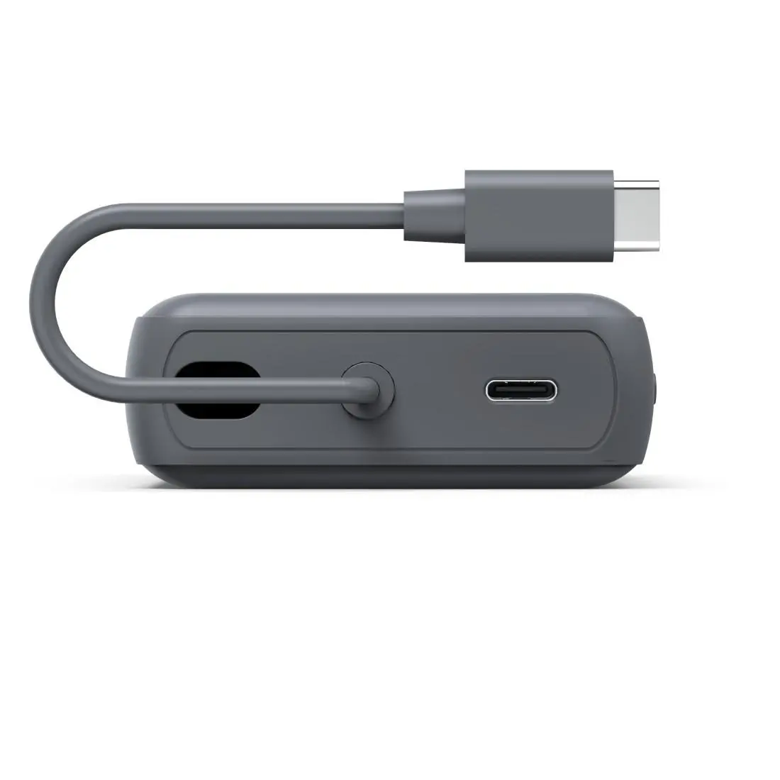 HAMA Външна батерия „Travel“ с кабел, 10000mAh, 2 изхода: 2x USB-C, антрацит - image 1