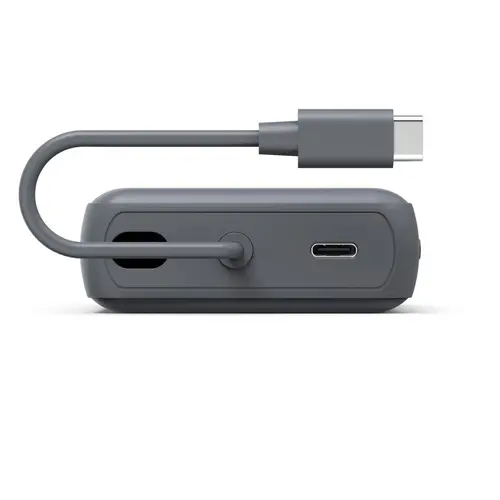 HAMA Външна батерия „Travel“ с кабел, 10000mAh, 2 изхода: 2x USB-C, антрацит - image 1