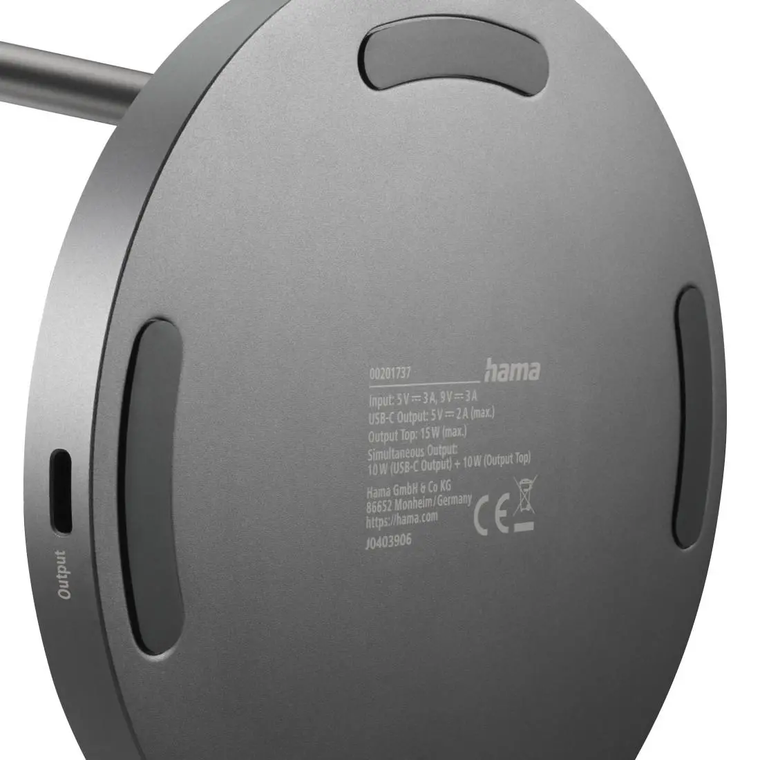 HAMA Безжична зарядна станция Qi2, 15W, черно - image 13
