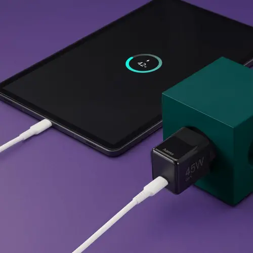 HAMA Бързо мини зарядно GaN, USB-C, PD, 45 W, черно - image 5