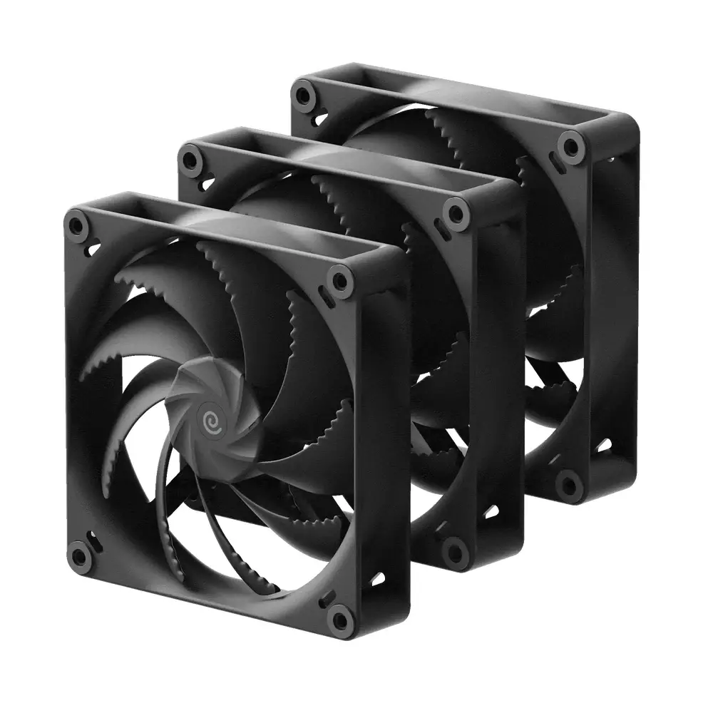 HAVN σετ ανεμιστήρων Fan Pack 3-in-1 3 x 140mm - H14 Black Fan Triple Pack - image 3