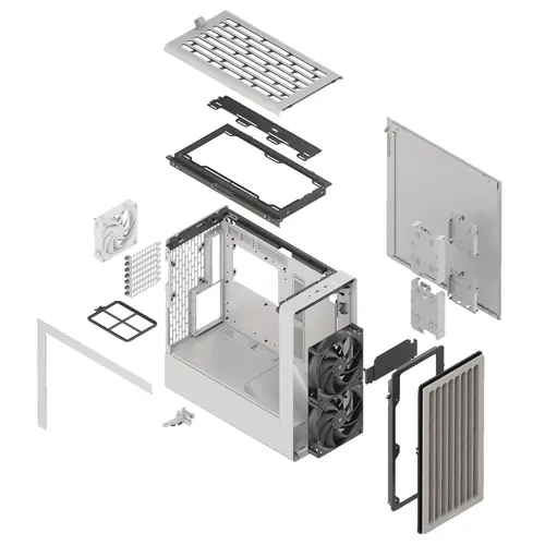 HAVN κουτί Case E-ATX - BF 360 Flow White - 11